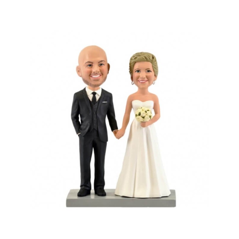 "Custom wedding cake topper"