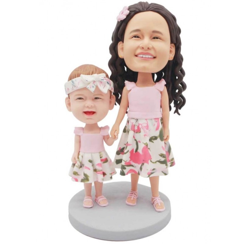 copy of Personalized bobblehead lesbian wedding figurine "Together"