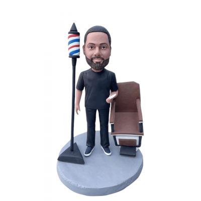 Figurine "Personalized Super Barber Figure"