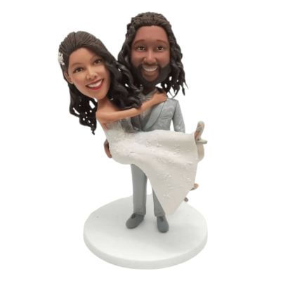 Figurine Custom bobblehead wedding " Marry with him"