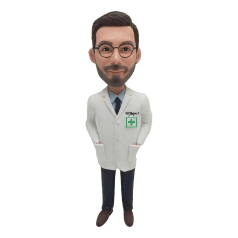 Custom Bobblehead Figurine Male Pharmacist