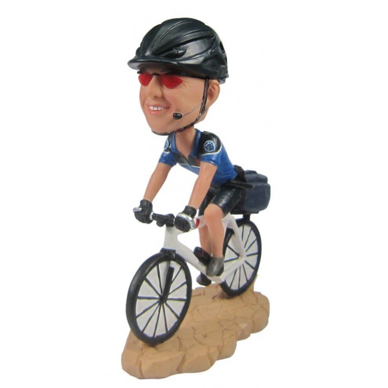 Figurine Personnalisée en Cycliste -100% A Partir de Vos Photos.